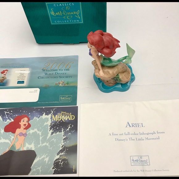Disney Classics Collection The Little Mermaid, Ariel Sculpture. - Picture 4 of 9